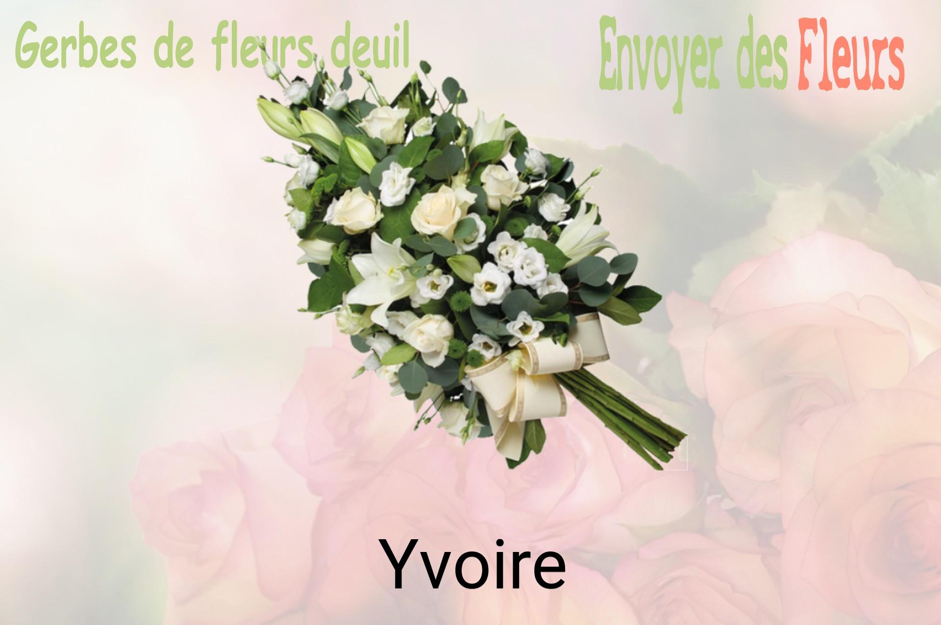 Gerbe de fleurs de deuil livrée à Yvoire
